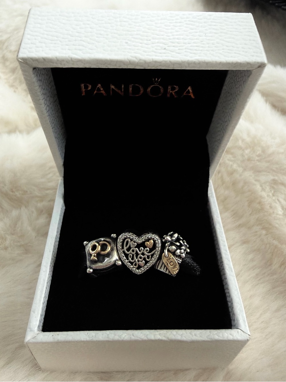 Pandora Retired Charm Bundle ✨ Sterling Silver & 14K Gold Accents